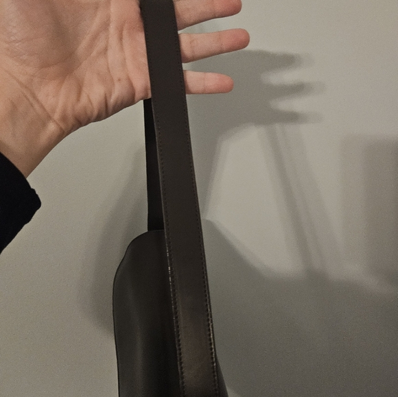 Isanti Vintage Italian Leather Shoulder Bag Chocolate Brown EUC - Picture 9 of 9